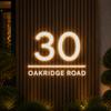 LED Illuminated Metal House Number & Address Signs