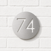 Circle House Number Sign