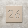 Square House Number Sign