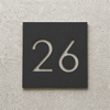 Square House Number Sign
