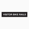 VISITOR BIKE RAILS SIGN - STATUTORY SIGNS AT GET SIGNS