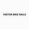 VISITOR BIKE RAILS SIGN - STATUTORY SIGNS AT GET SIGNS