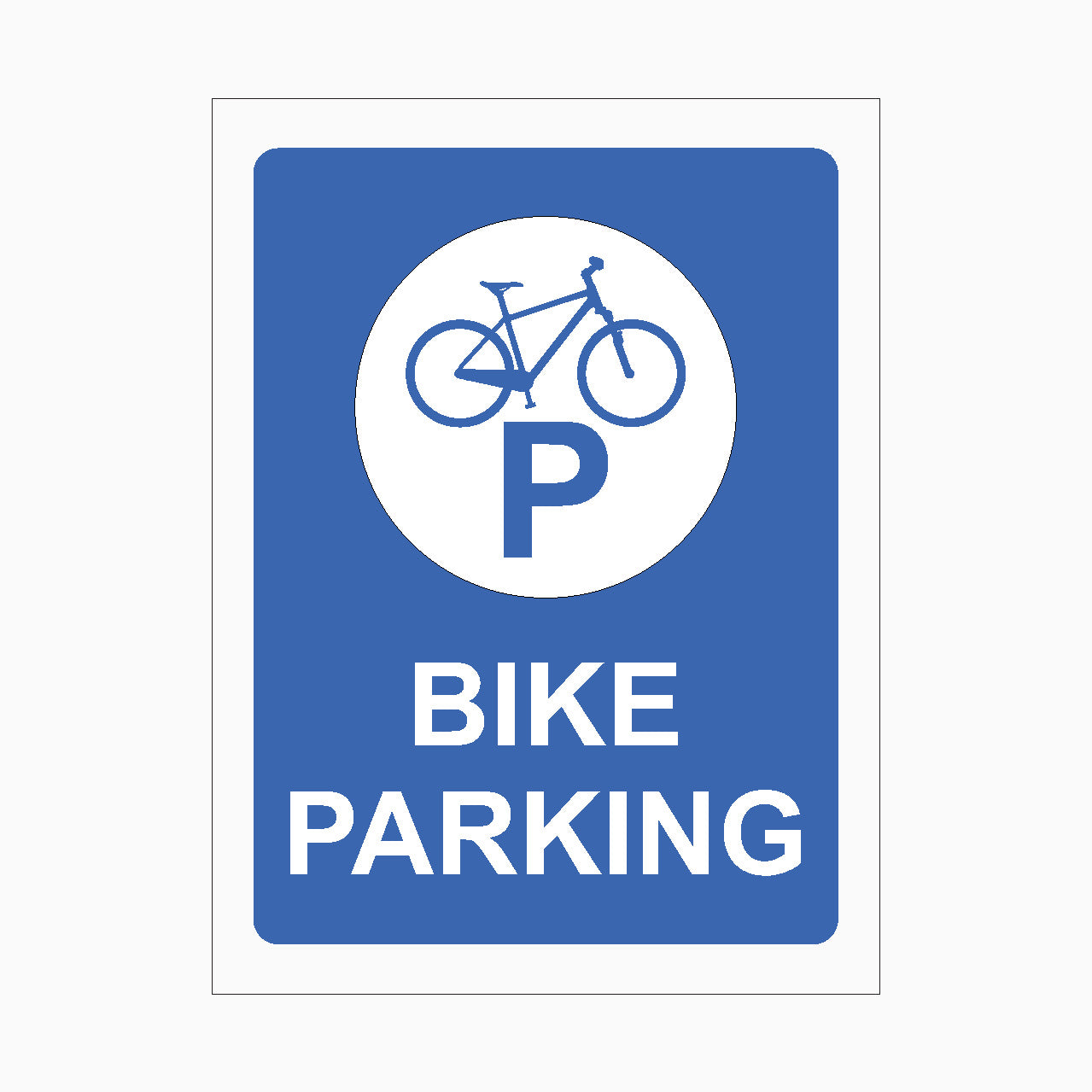 BIKE PARKING SIGN - parking sign