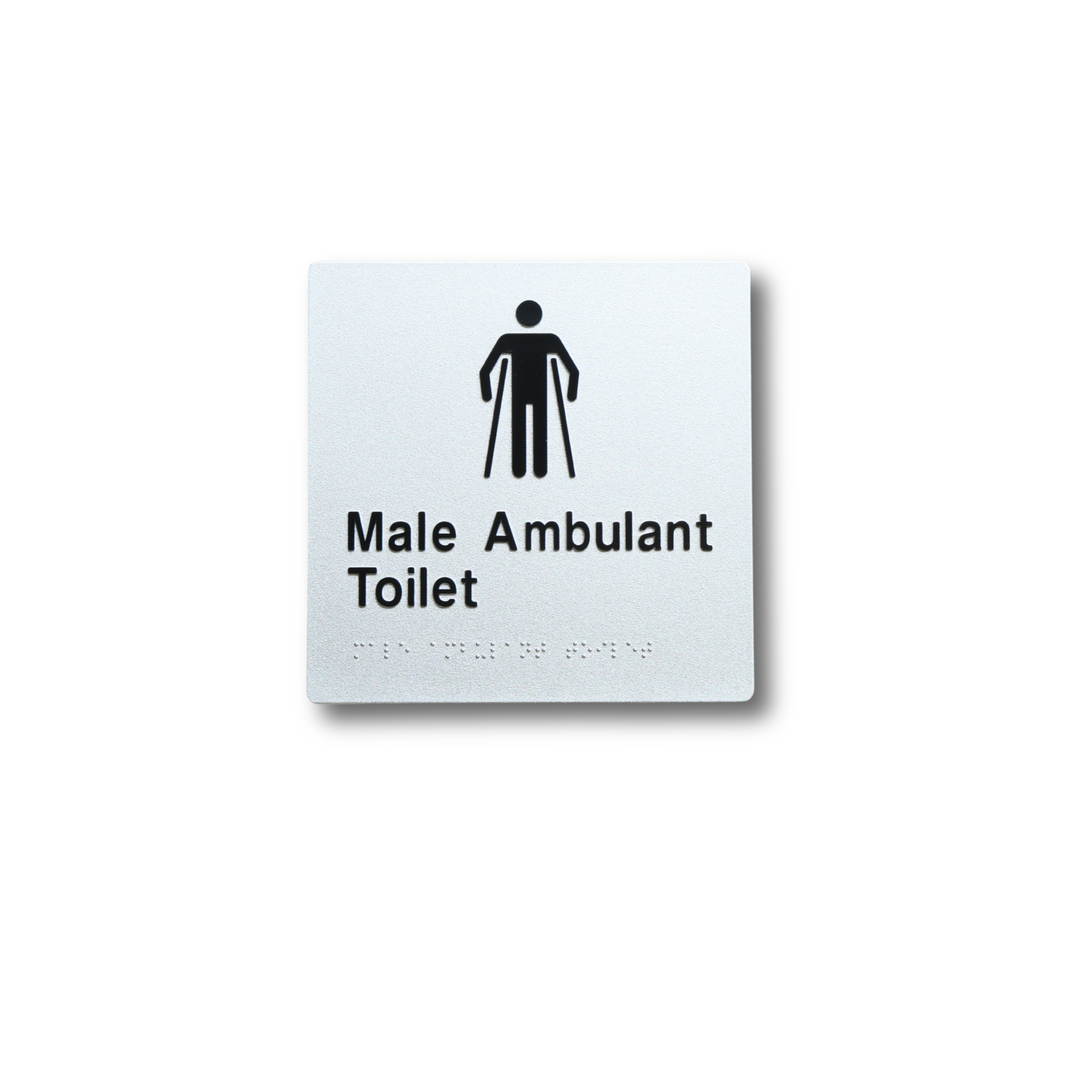 Braille Male Ambulant Toilet Sign