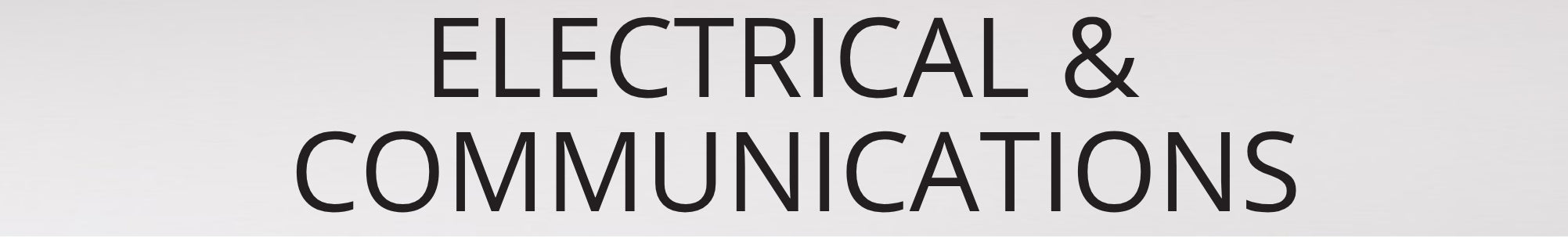 Electrical & Communication