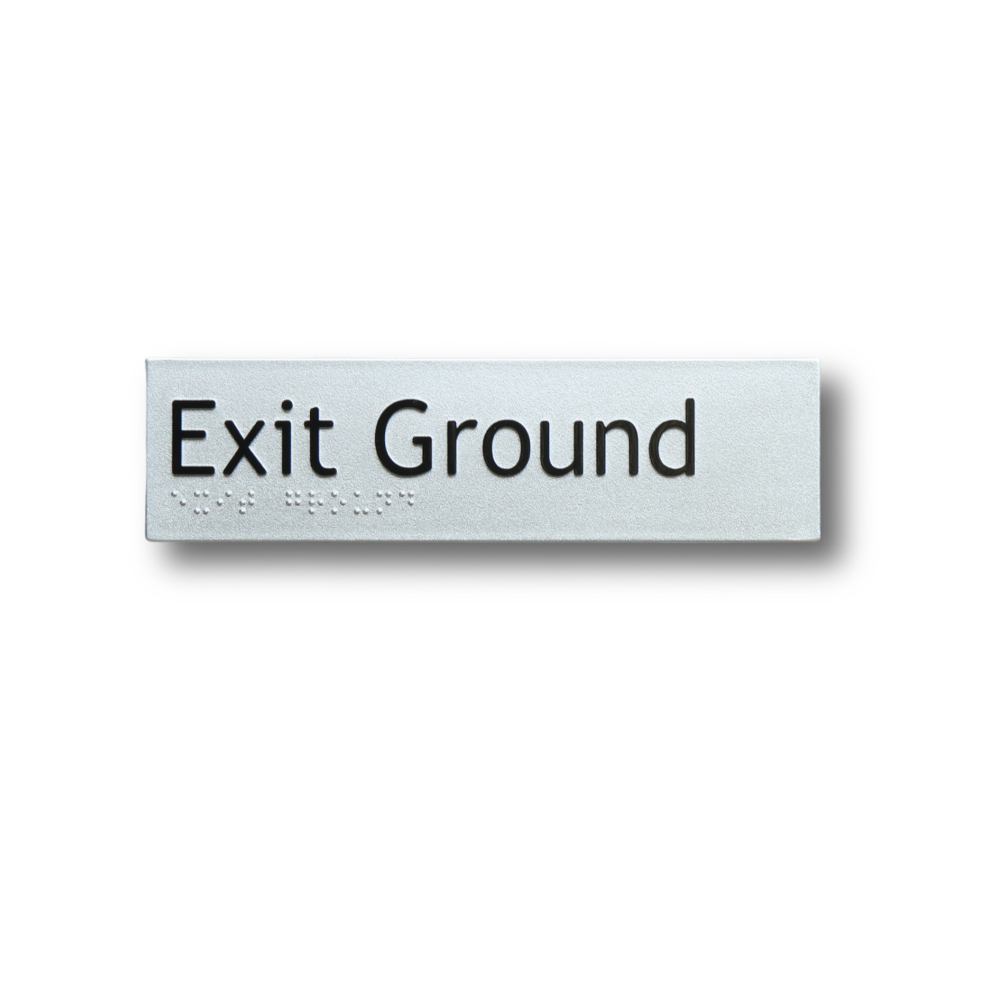 Braille EXIT GROUND