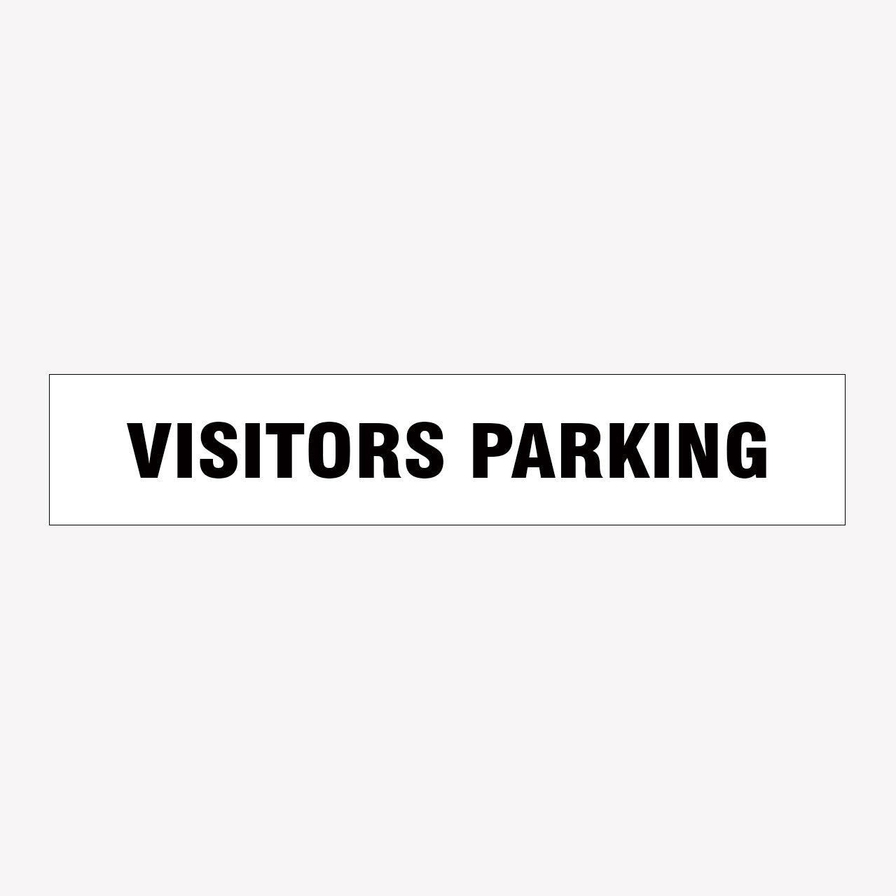 VISITORS PARKING SIGN - PARKING SIGNS