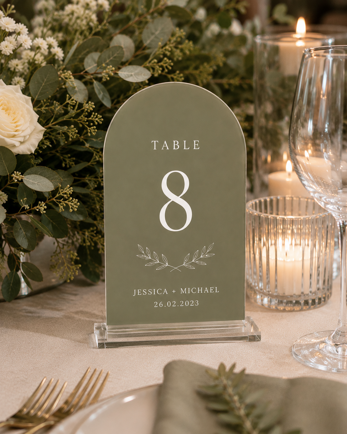 Wedding & Event Table Numbers