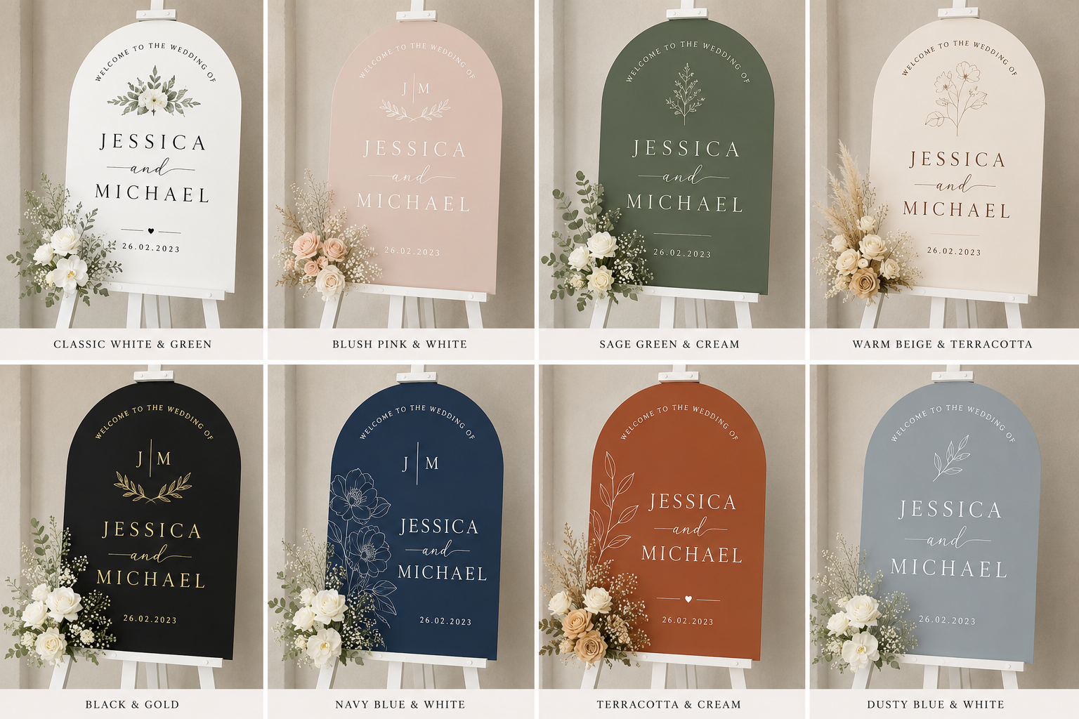 Welcome Wedding Signs