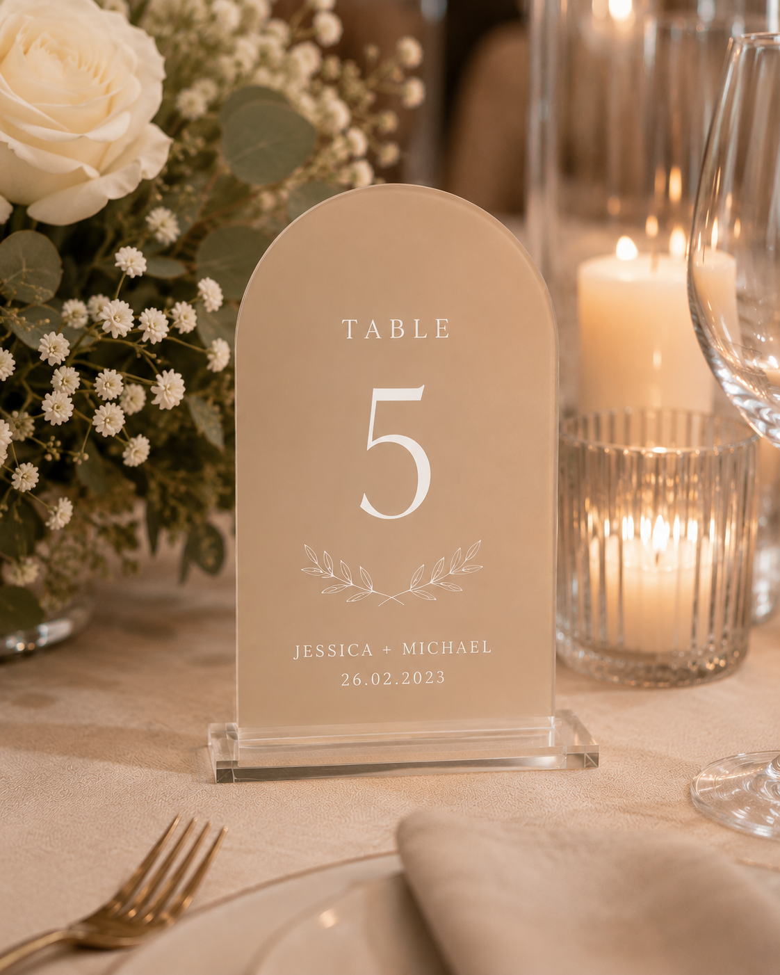 Wedding & Event Table Numbers