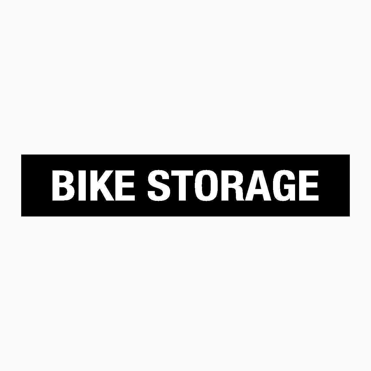 BIKE STORAGE SIGN - GET SIGNS - 