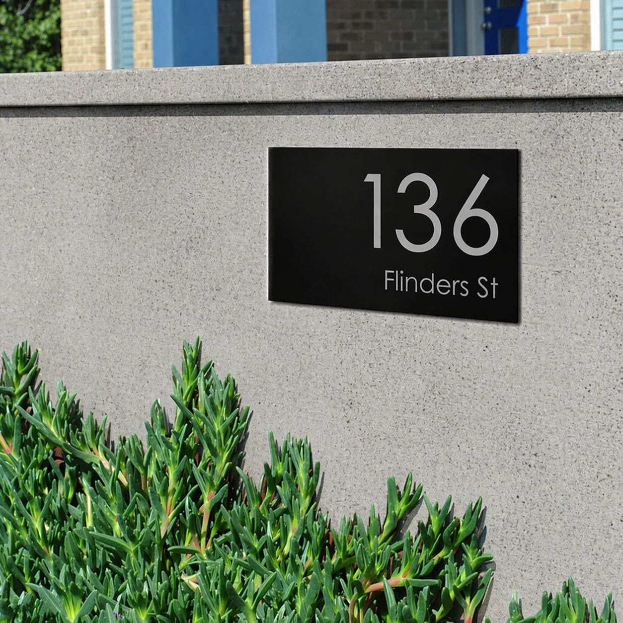 Custom House & Street Sign - Vinyl Decal