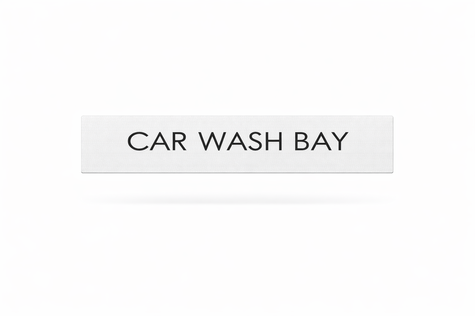 CAR WASH BAY SIGN