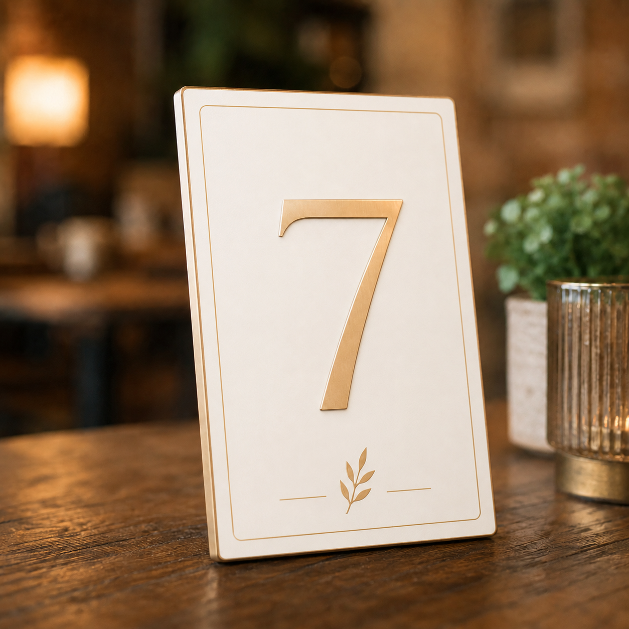 PVC Table Numbers - Various Sizes