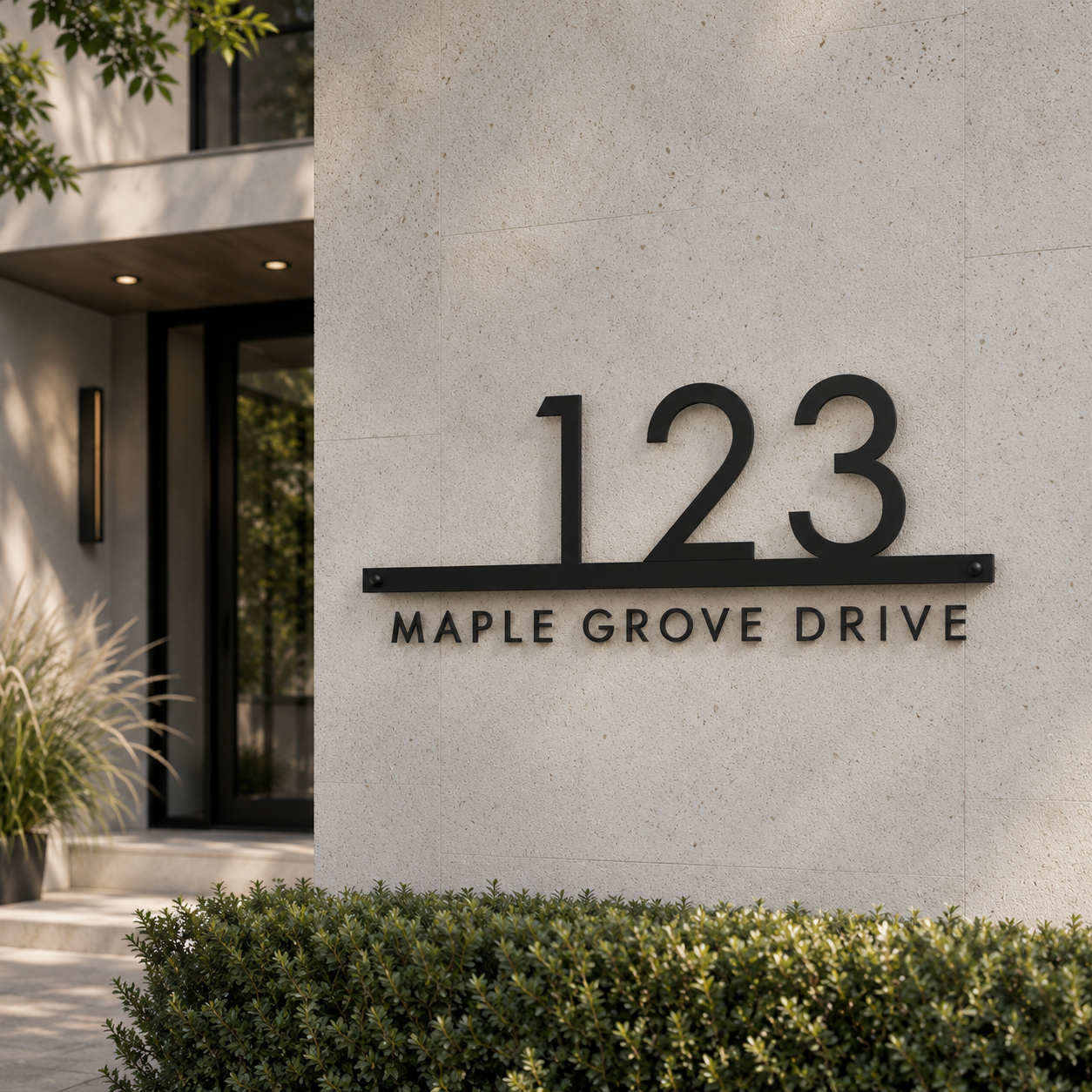 Acrylic House Number & Address Signs