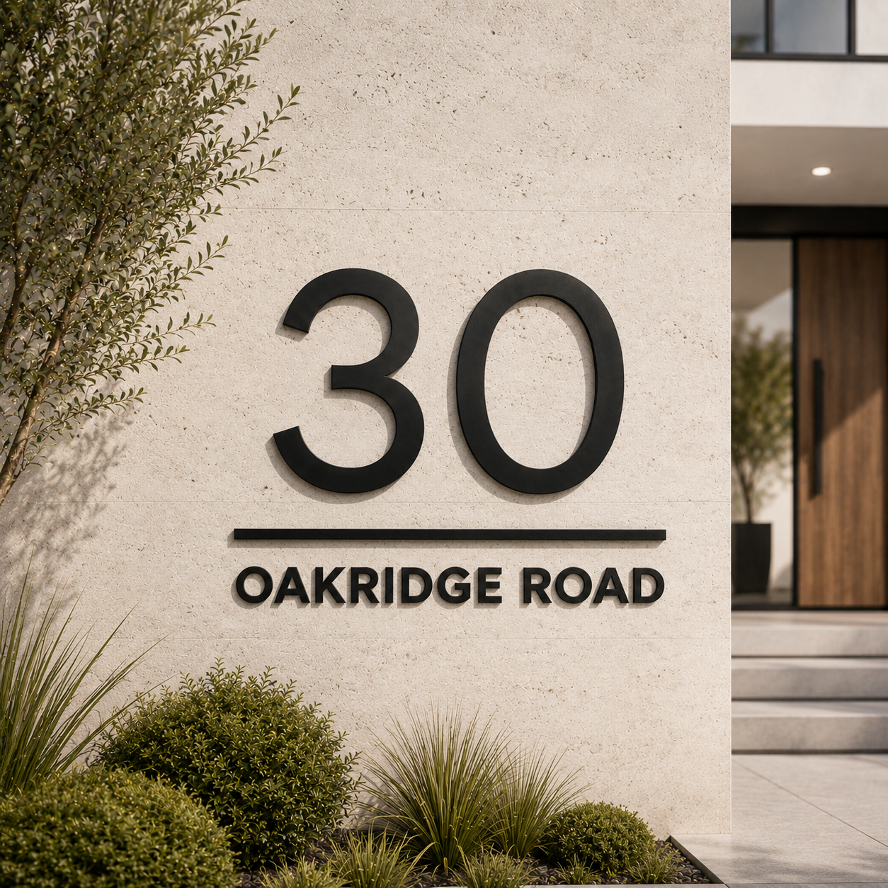 Metal House Number & Address Signs