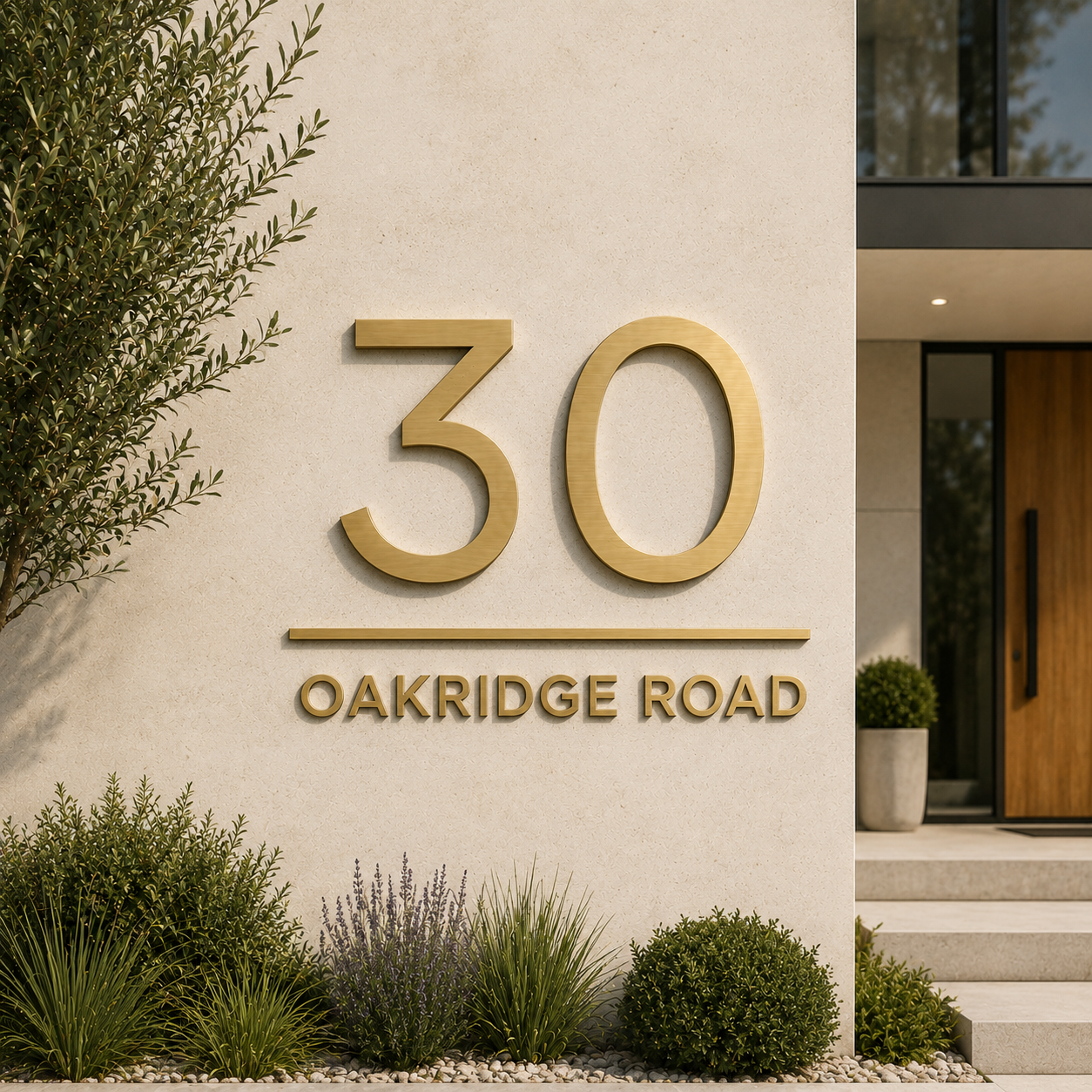 Metal House Number & Address Signs