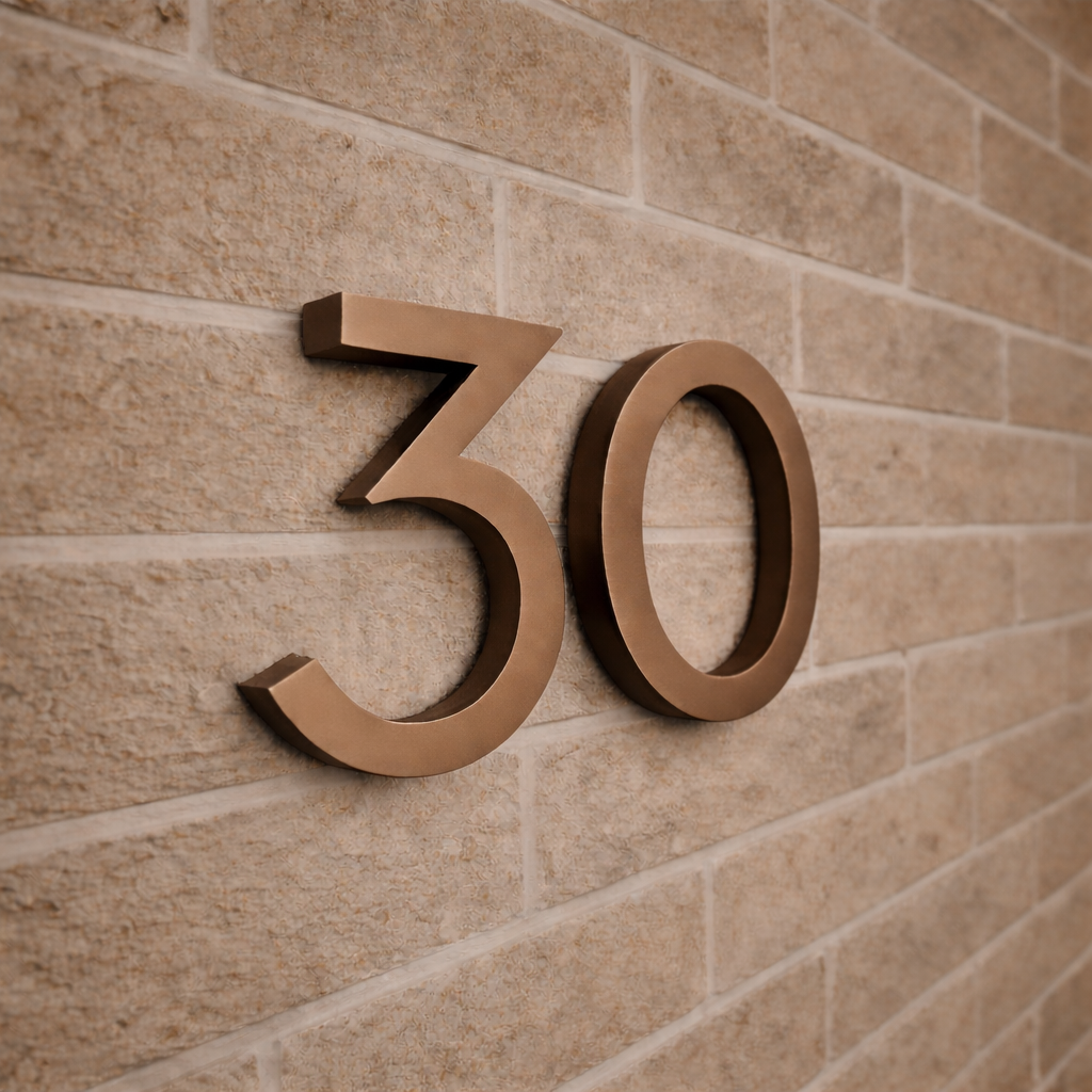 Metal House Number & Address Signs