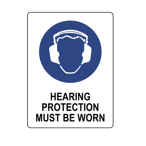 Mandatory Sign - Hearing Protection Must Be Worn