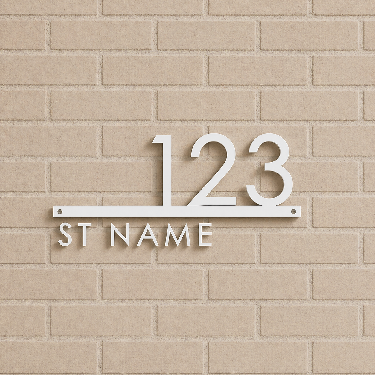Acrylic House Number & Address Signs