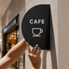 Half Circle Blade Sign