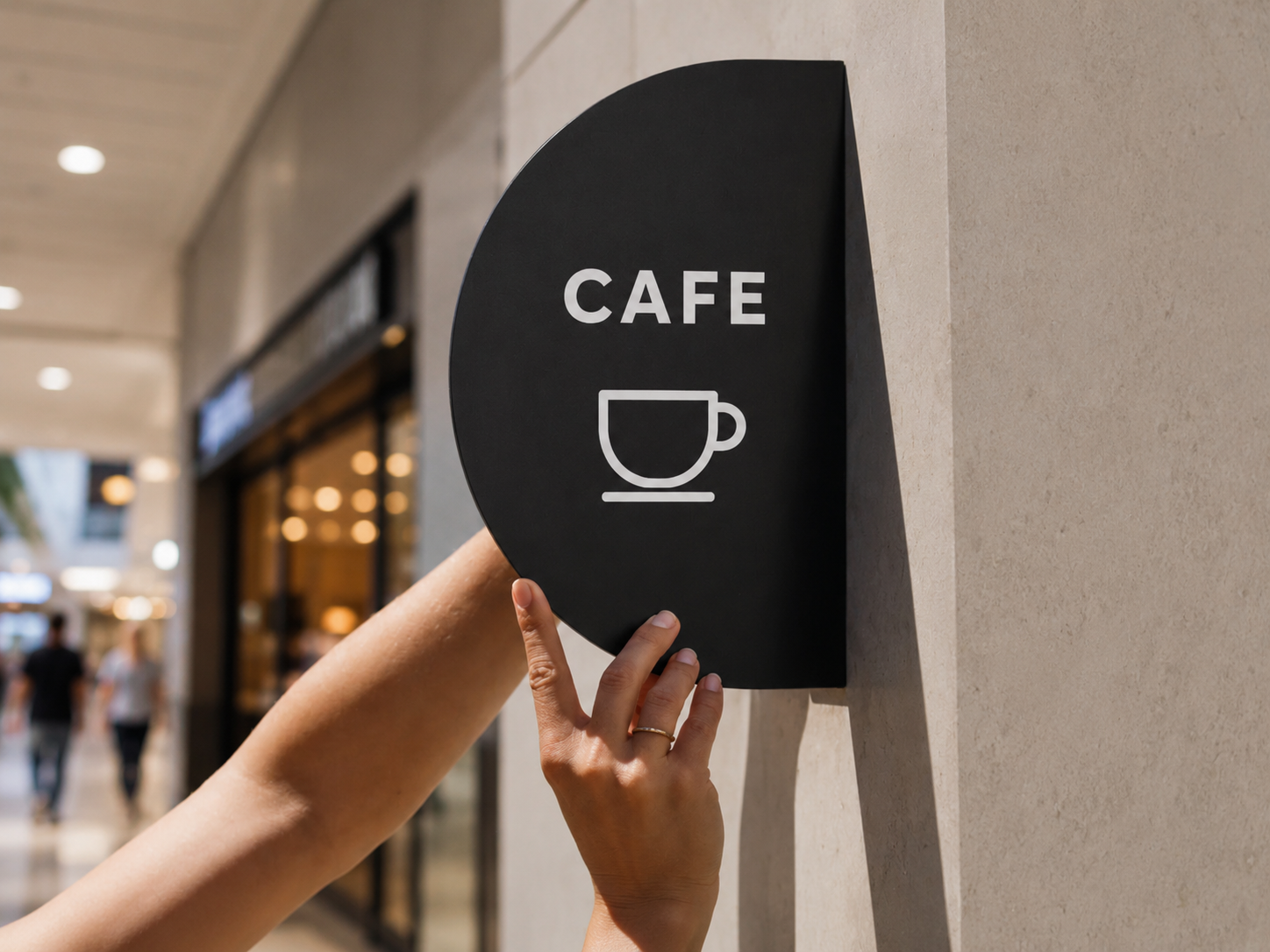 Half Circle Blade Sign