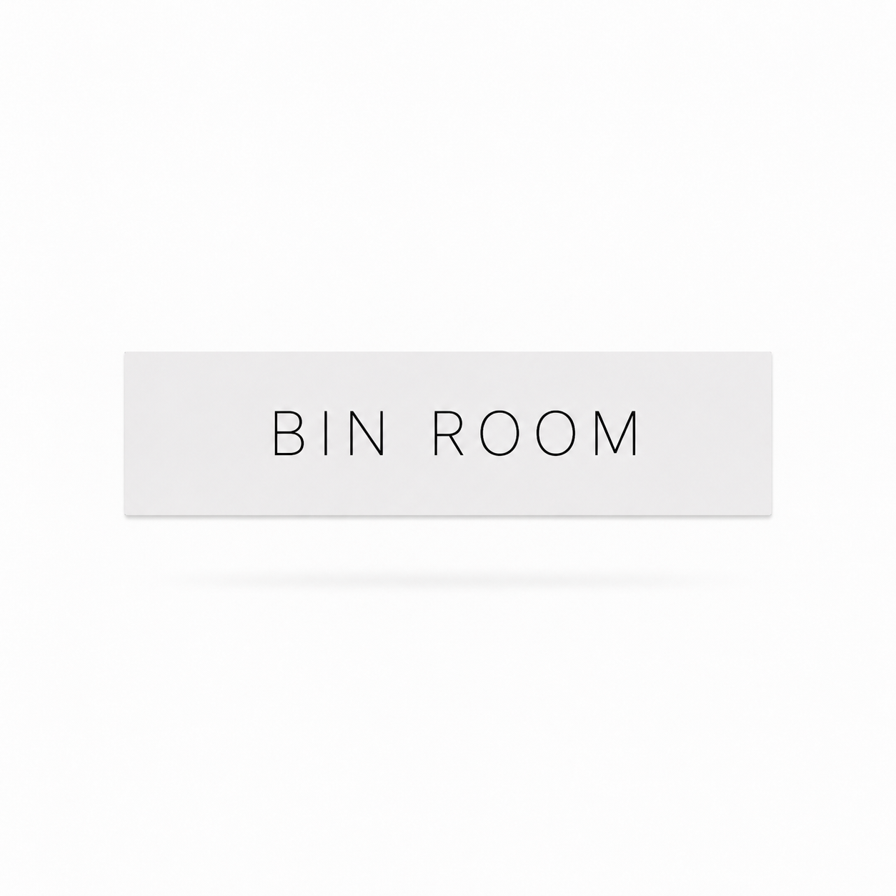 BIN ROOM SIGN