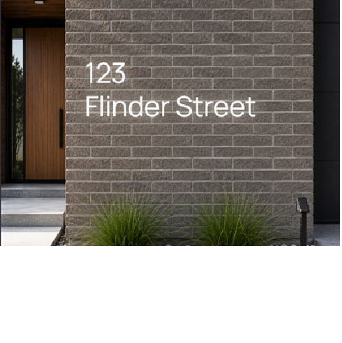 Customisable House Sign ( non-LED )