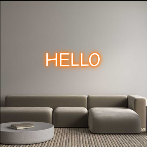 Customizable Neon Sign