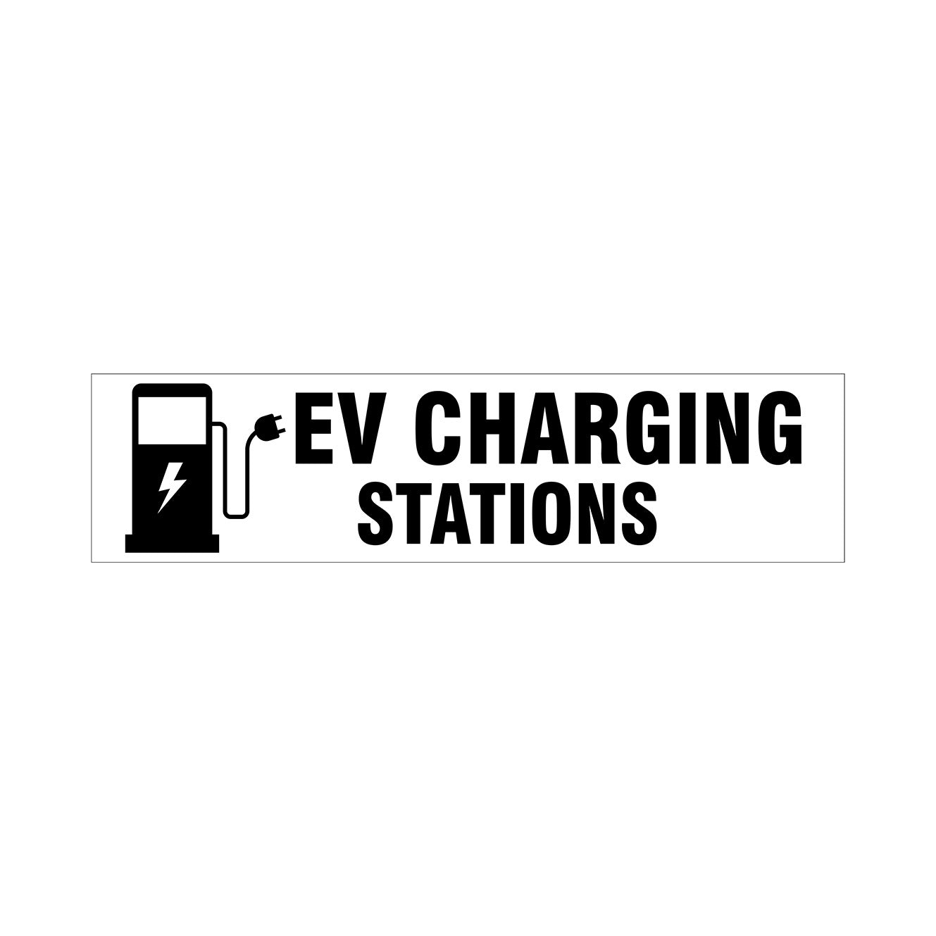ELECTRICAL VEHICLE (EV) CHARGING STATIONS SIGN