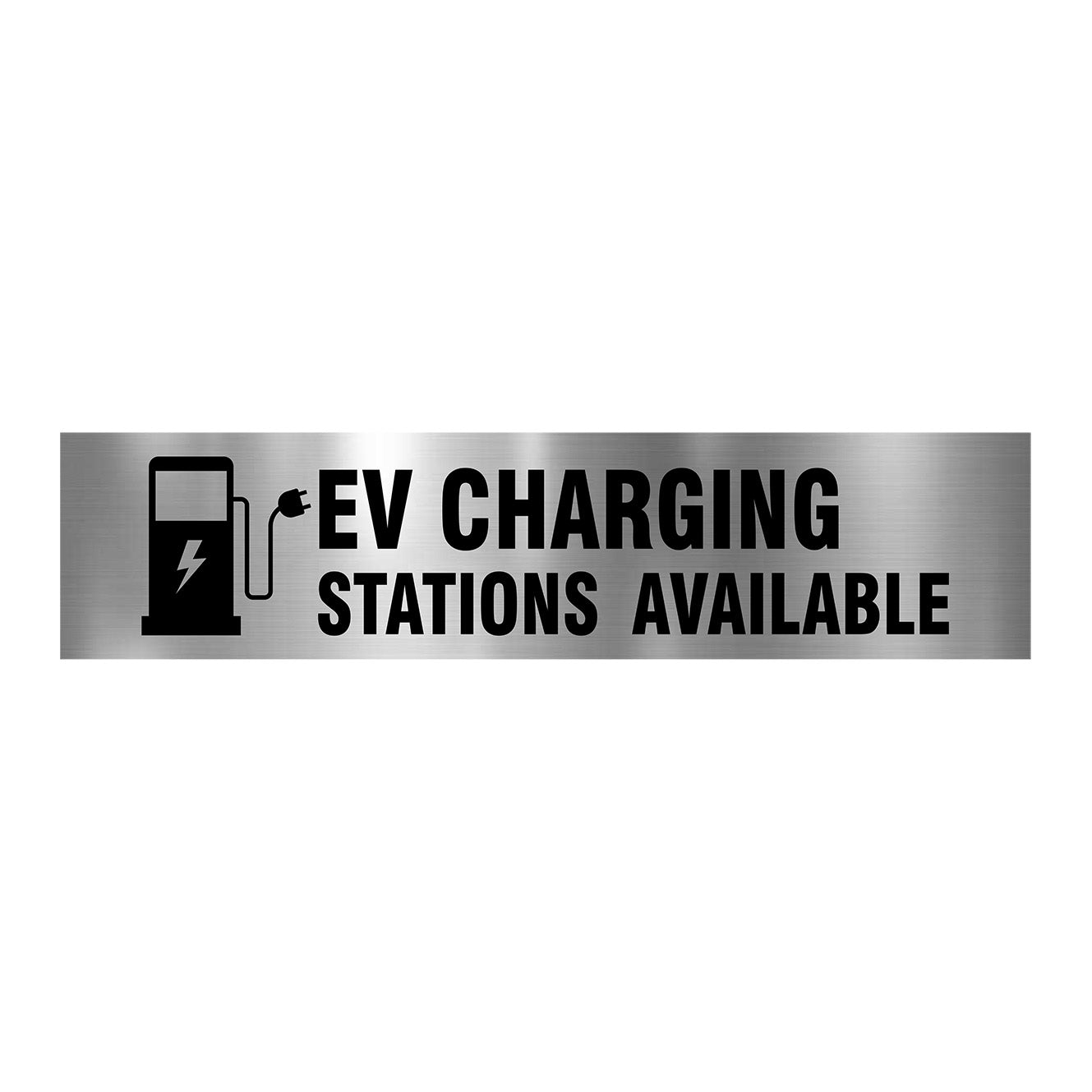 ELECTRICAL VEHICLE (EV) CHARGING STATIONS AVAILABLE SIGN