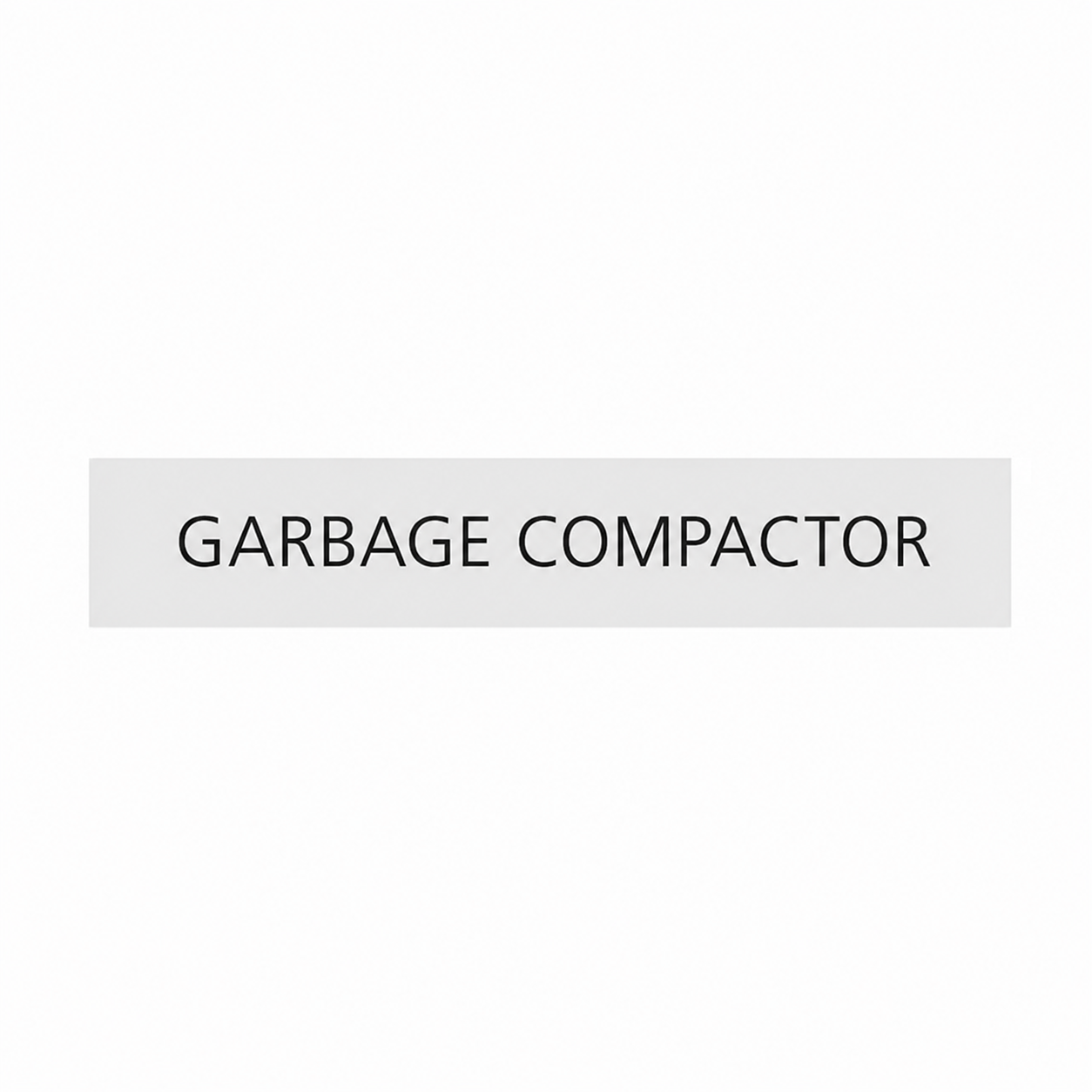 GARBAGE COMPACTOR