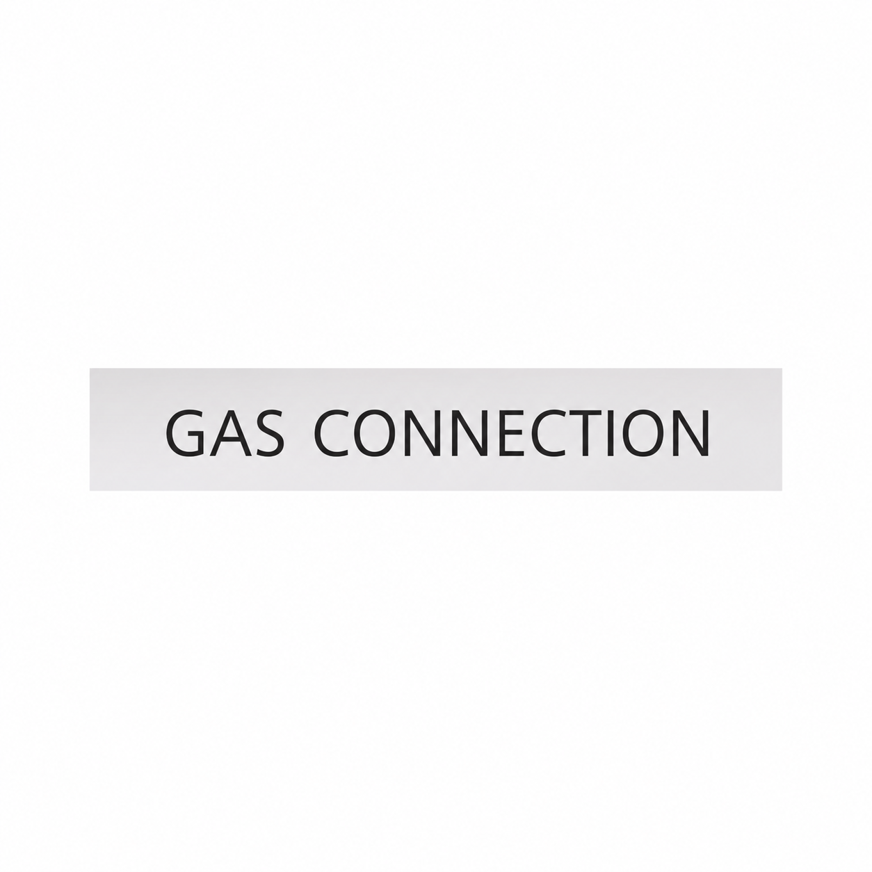 GAS CONNECTION
