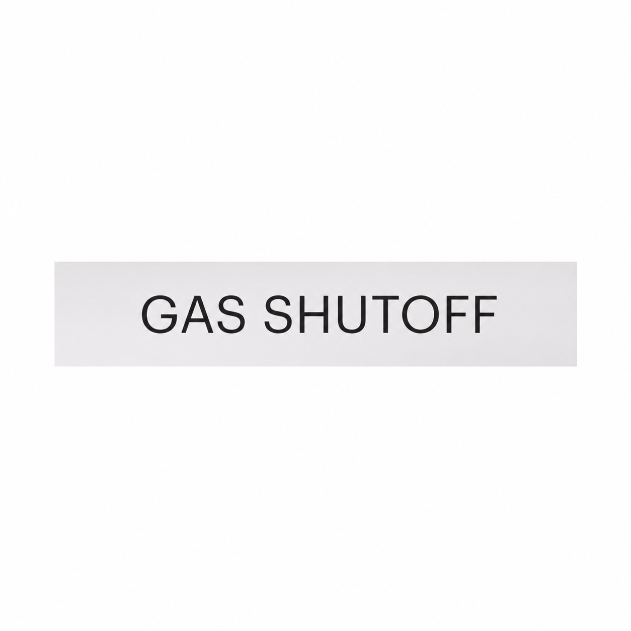 GAS SHUTOFF