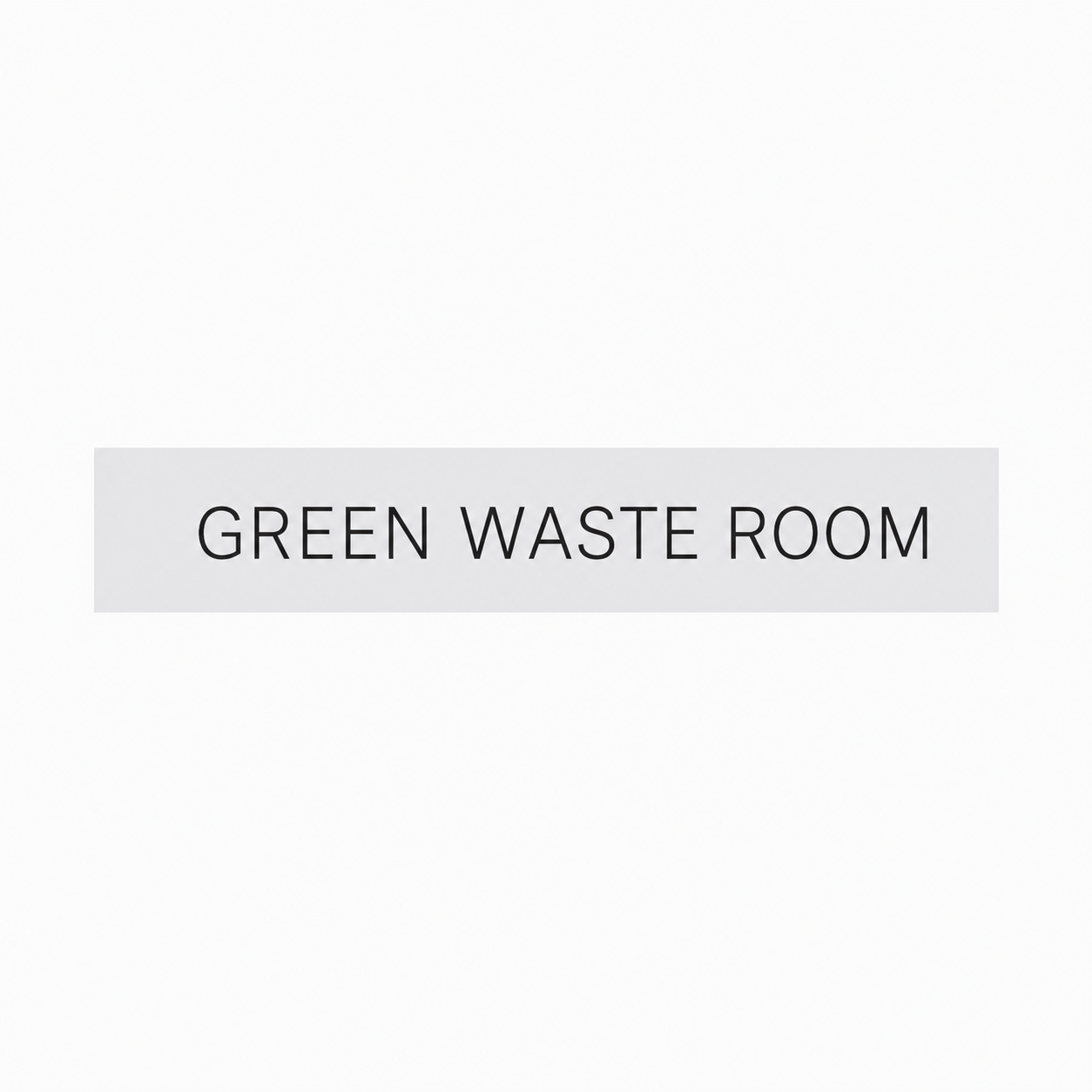 GREEN WASTE ROOM
