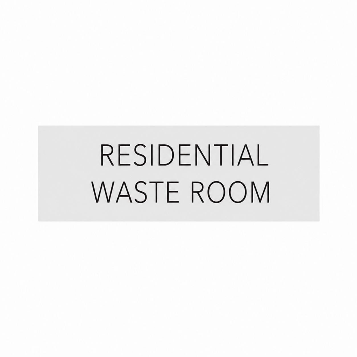 RESIDENTIAL WASTE ROOM