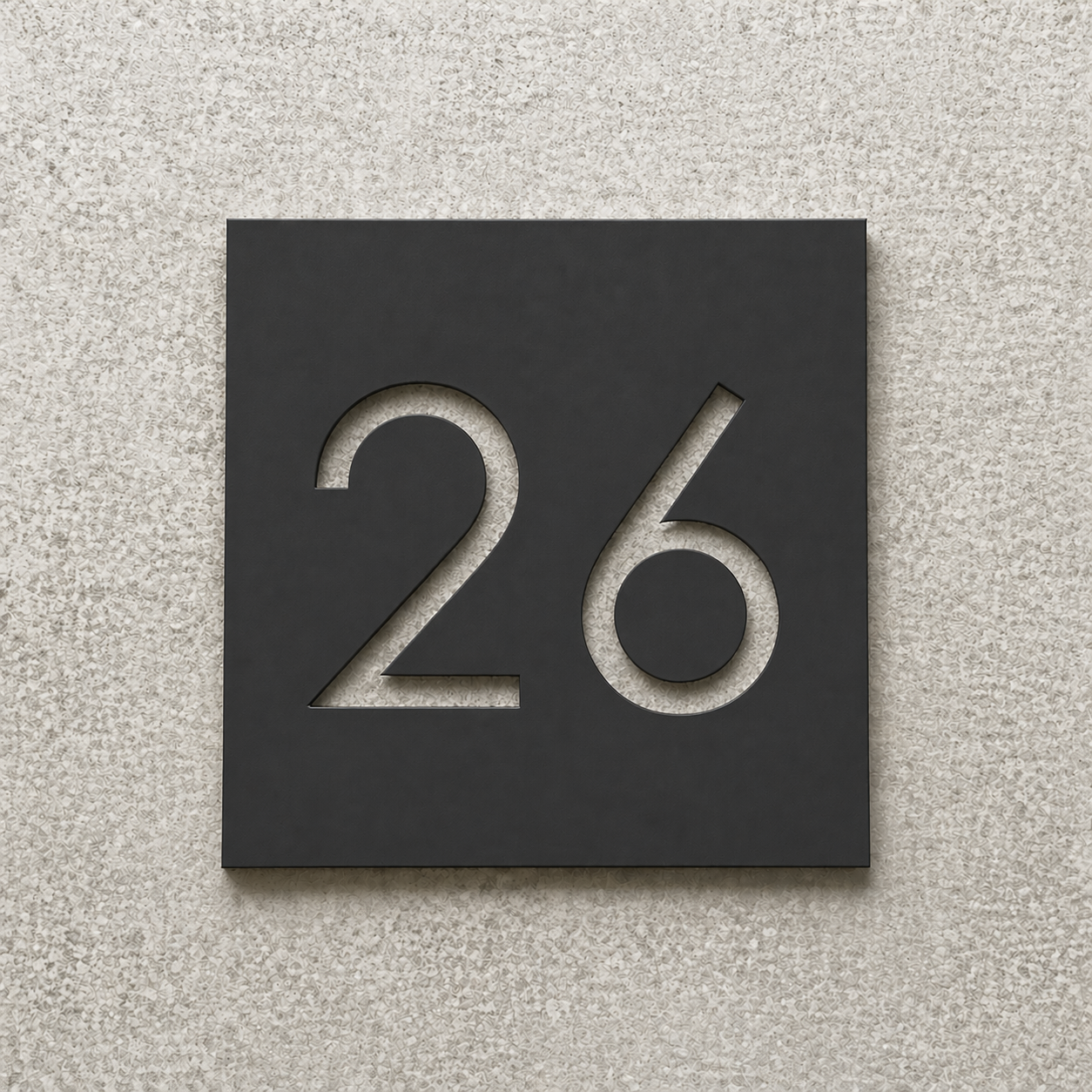 Square House Number Sign