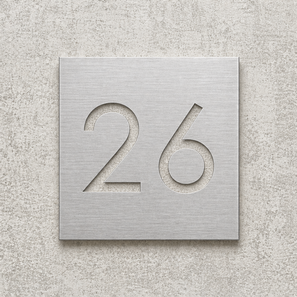 Square House Number Sign